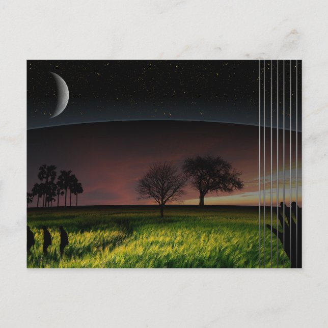 Carte Postale Derrière les scènes (Devant)