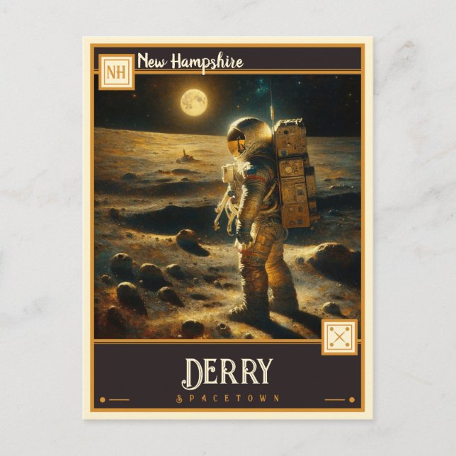 Carte Postale Derry, New Hampshire | VINTAGE (Devant)