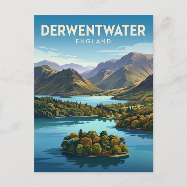 Carte Postale Derwentwater Angleterre (Devant)