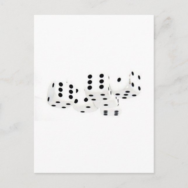 Carte Postale dés - (Devant)