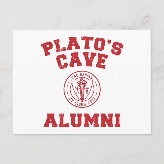 Carte postale des anciens de la grotte de Platon (Devant)