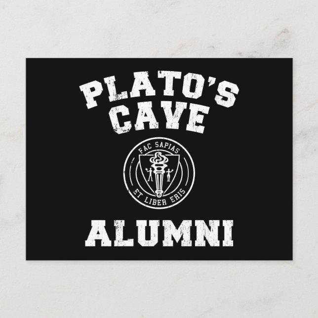Carte postale des anciens de la grotte de Platon (Devant)