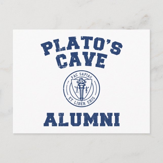 Carte postale des anciens de la grotte de Platon (Devant)