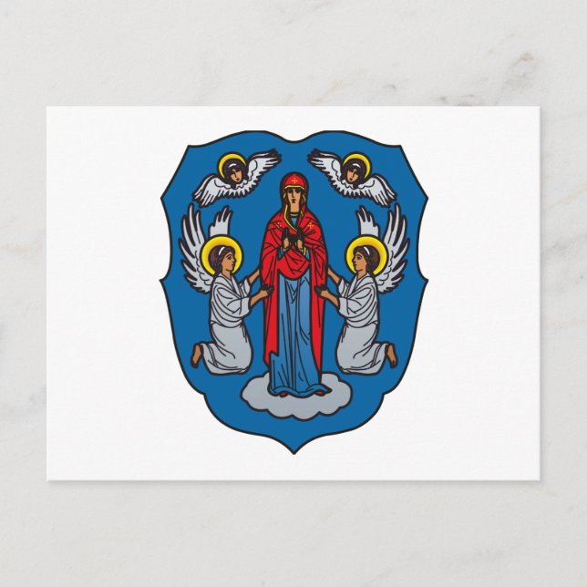 Carte postale des armoiries de Minsk (Devant)