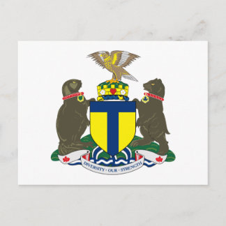 Carte postale des armoiries de Toronto