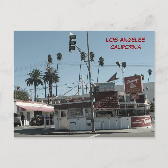 Carte postale des Burgers de Los Angeles ! (Devant)