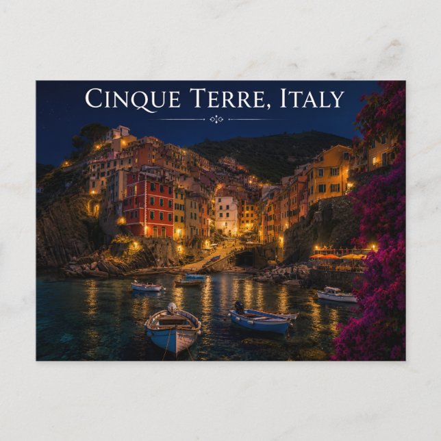 Carte postale des Cinque Terre Italie (Devant)