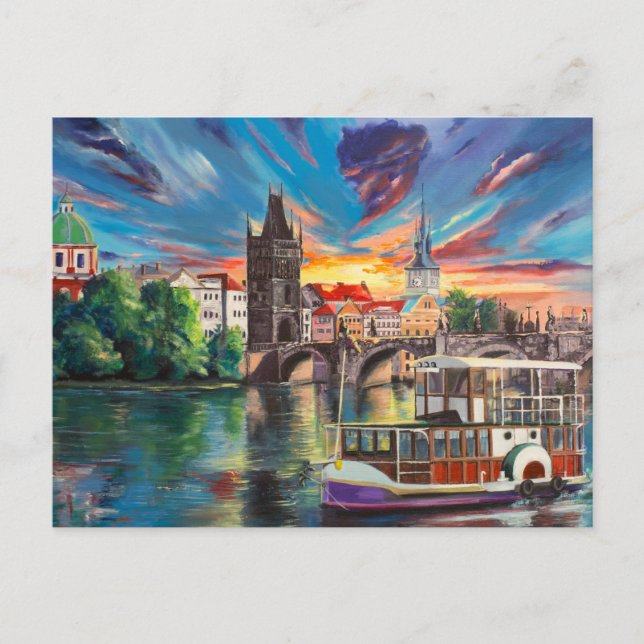 Carte postale des contes de fées de Prague (Devant)