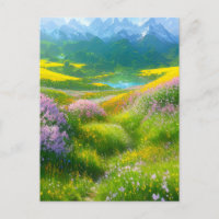 Des couleurs enchanteresses d'une prairie dans la