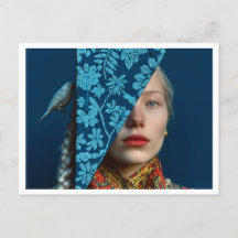 Carte postale des fêtes hivernales de Scandinavie