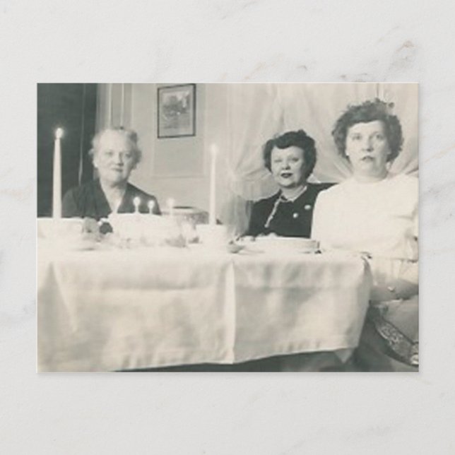 carte postale des filles d'anniversaire (Devant)