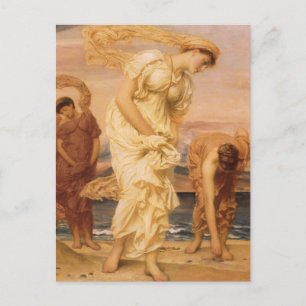 Carte Postale Des Filles Grecques Ramassent Des Galets Par Lord 