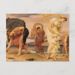 Carte Postale Des Filles Grecques Ramassent Des Galets Par Lord 