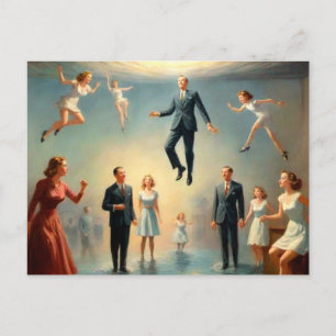 Carte Postale Des gens bizarres sous-marins