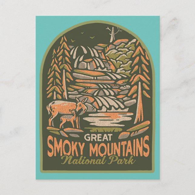 Carte postale des Great Smoky Mountains (Devant)