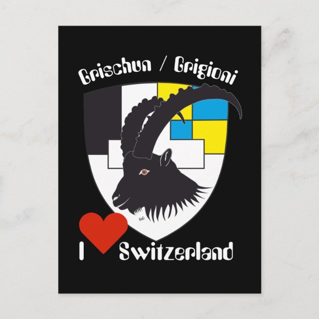 Carte postale des Grisons Grischun Suisse Suisse (Devant)