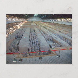 Carte postale des guerriers de Terra Cotta