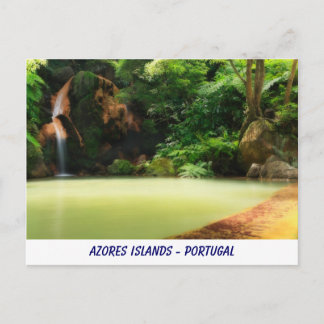 Carte postale des îles Açores