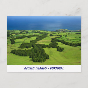 Carte postale des îles Açores