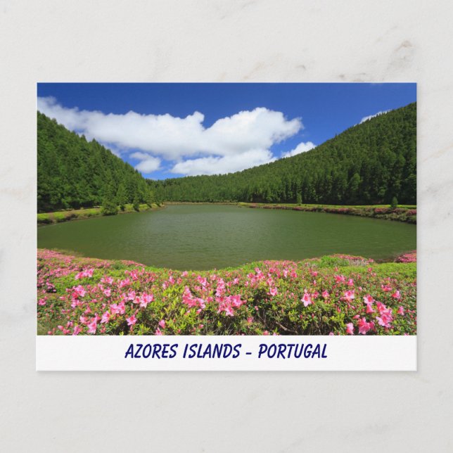 Carte postale des îles Açores (Devant)
