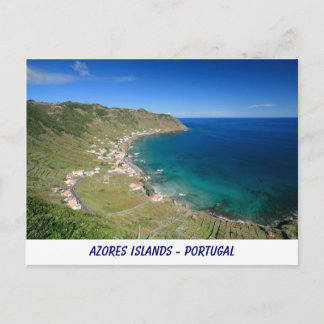 Carte postale des îles Açores