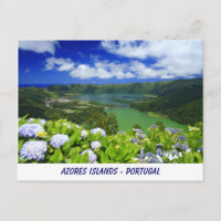 Carte postale des îles Açores