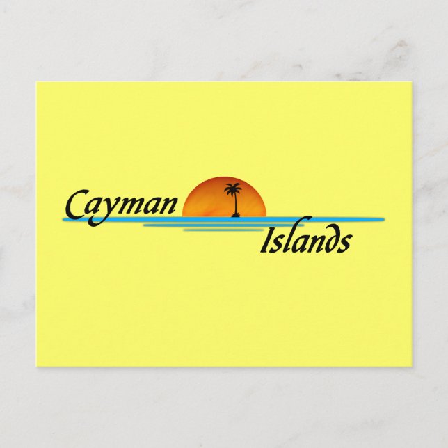 Carte postale des îles Caïmans (Devant)