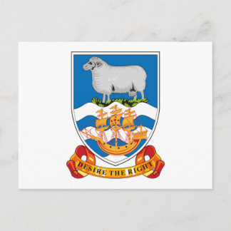 Carte postale des îles Falkland