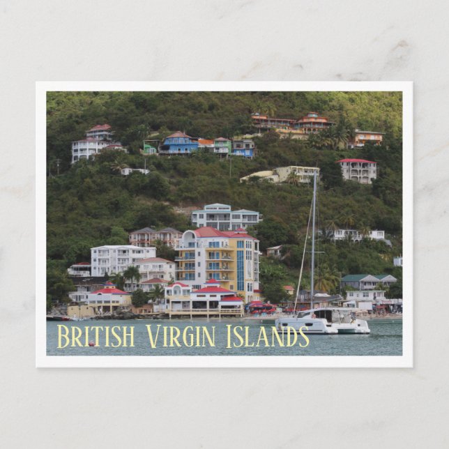 Carte postale des îles Vierges britanniques (Devant)