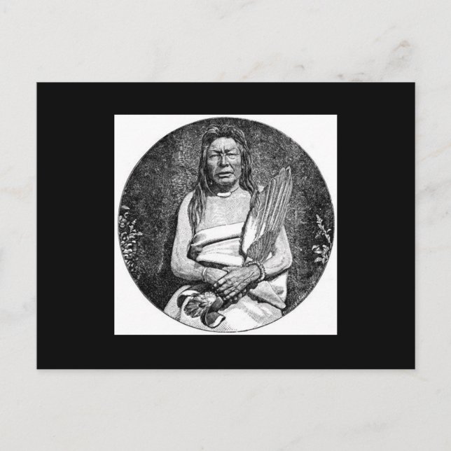Carte postale des Indiens américains (Devant)