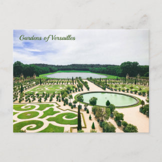 Carte postale des jardins de Versailles