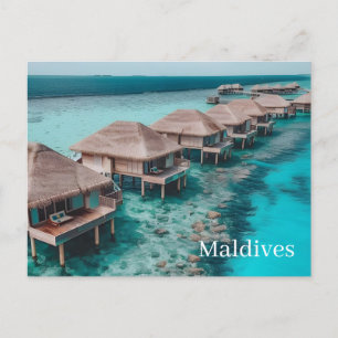 Carte postale des Maldives