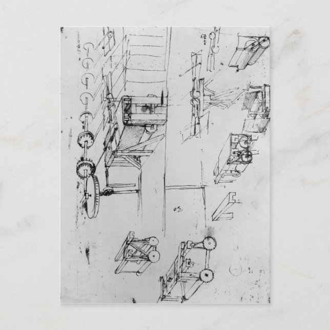 Carte Postale Des modèles de machine, fol. 367r-b (Devant)