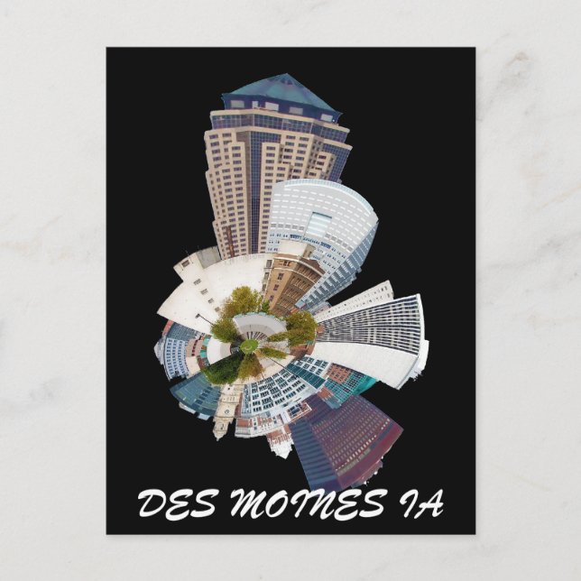 CARTE POSTALE DES MOINES IA (Devant)