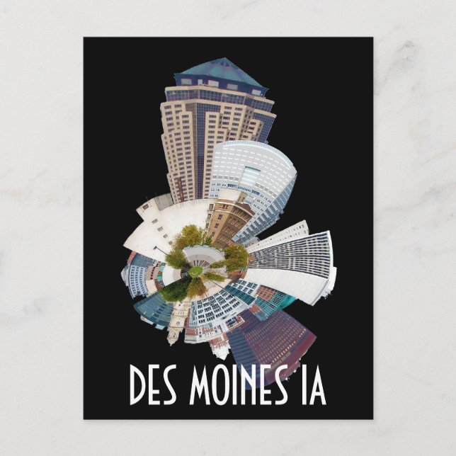 CARTE POSTALE DES MOINES IA (Devant)