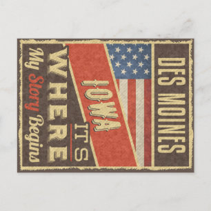 Carte Postale Des Moines Iowa