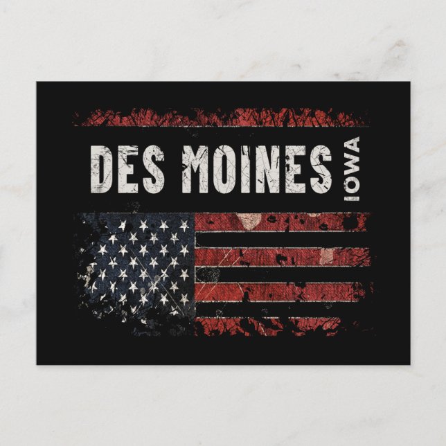 Carte Postale Des Moines Iowa (Devant)