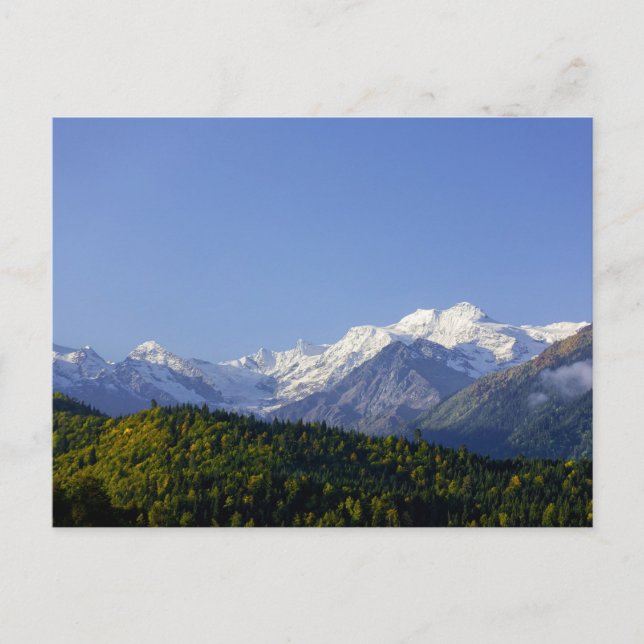 Carte postale des montagnes du Grand Caucase (Devant)