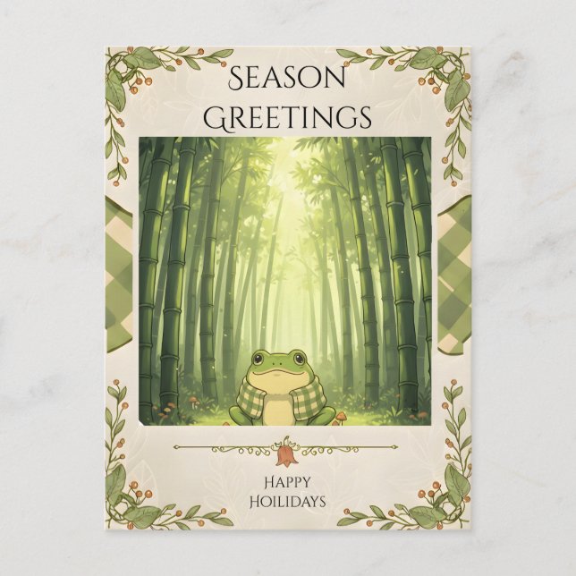 Carte Postale Des murmures dans le bambou (Devant)