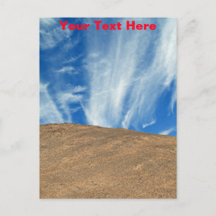 Carte postale des nuages Atacama personnalisables