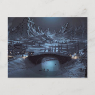 Carte postale des nuits d'hiver