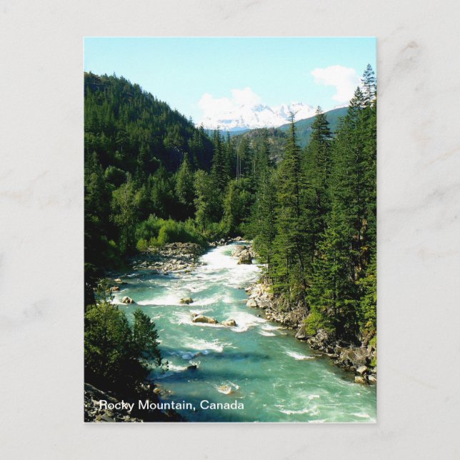Carte postale des Rocheuses canadiennes (Devant)
