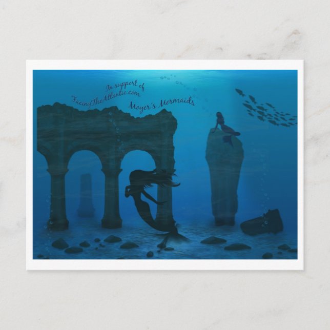 Carte postale des sirènes de Moyer (Devant)