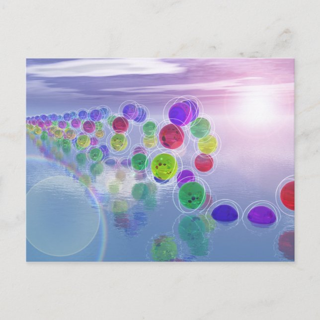 Carte postale des soleils dans leurs cours (Devant)