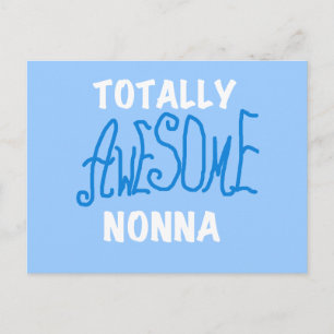 Carte Postale Des T-shirts et cadeaux Nonna Blue totalement géni