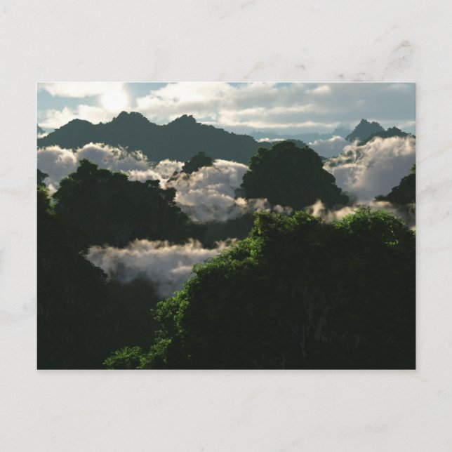 Carte postale des terres luxuriantes (Devant)