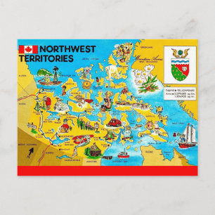 Carte postale des Territoires du Nord-Ouest