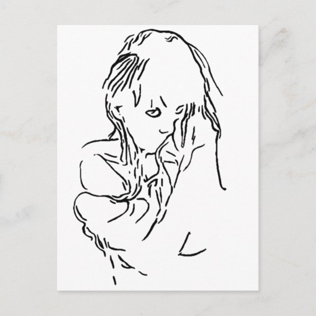 Carte Postale Des trucs timides (Devant)