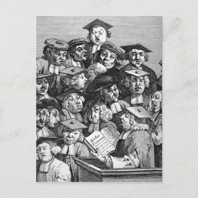 Carte Postale Des universitaires à une conférence, 20 janvier 17 (Devant)