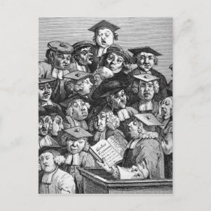 Carte Postale Des universitaires à une conférence, 20 janvier 17